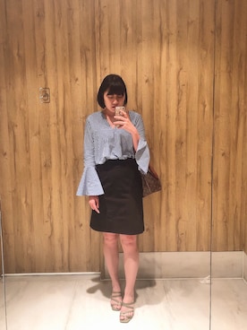 「G2000 （ジートゥサウザンド）のアイテム」を使った、吳松芸さん（レディース・165cm）の秋コーディネート