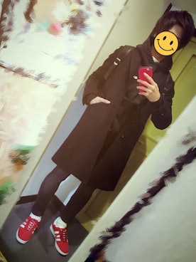 「SENSE OF PLACE by URBAN RESEAR」｜「アイテム（チェスターコート）」を使った、Nさん（メンズ・167cm）の冬コーディネート