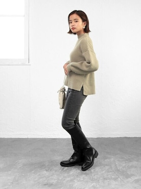 「SOROTTO（ソロット）のアイテム」を使った、sr__aさん（レディース・152cm）の秋コーディネート