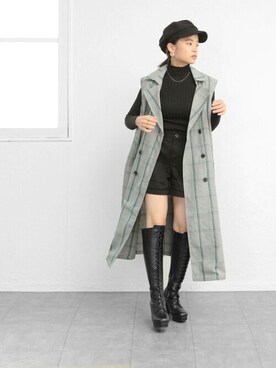 「プラットフォーム」｜sr__aさん（レディース・152cm）の秋コーディネート