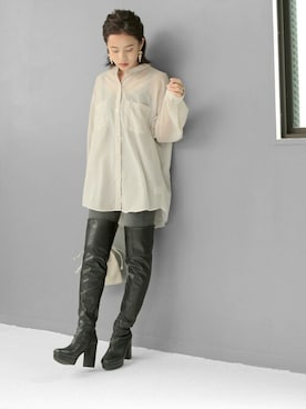 「厚底」｜sr__aさん（レディース・152cm）の秋コーディネート