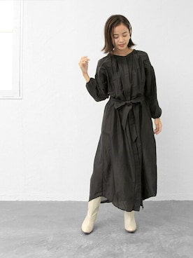 「サイドジップ」｜sr__aさん（レディース・152cm）の秋コーディネート