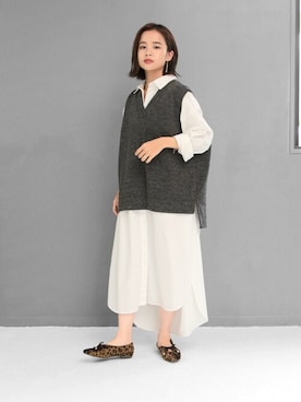 「フラット」｜sr__aさん（レディース・152cm）の秋コーディネート