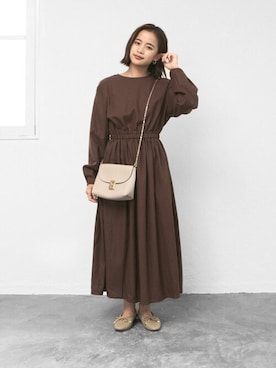 「フラット」｜sr__aさん（レディース・152cm）の秋コーディネート