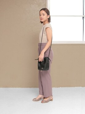 「オープントゥ」｜sr__aさん（レディース・152cm）の冬コーディネート