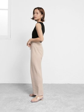 「くすみカラー」｜sr__aさん（レディース・152cm）の春コーディネート