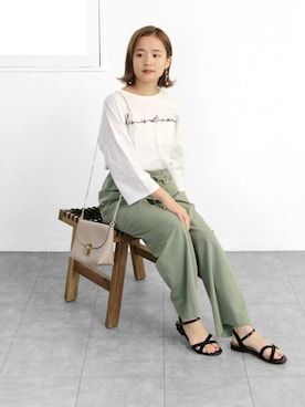 「SOROTTO（ソロット）のアイテム」を使った、sr__aさん（レディース・152cm）の春コーディネート