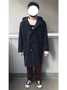 GLOBAL WORK（グローバルワーク）の「ウールダッフルコート/884503