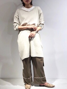 「秋のブラウンスタイル」｜「アイテム（その他）」を使った、KAORIさん（レディース・163cm）の秋コーディネート