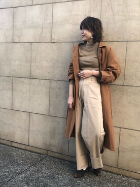ETRE TOKYO（エトレトウキョウ）のステンカラーコートを使った人気 