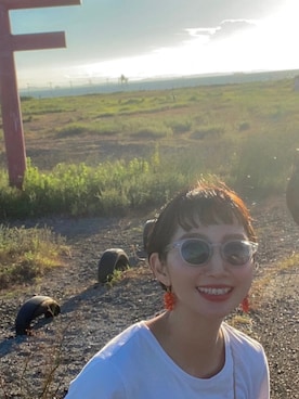 「BEAMS（ビームス）のアイテム（ボディバッグ/ウエストポーチ）」を使った、itoron0522さん（レディース・158cm）の秋コーディネート