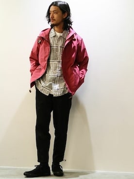 「おとなコーデ」｜「アイテム（マウンテンパーカー）」を使った、環王さん（メンズ・177cm）の春コーディネート
