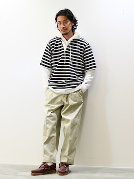 環王さん（メンズ・177cm）の春コーディネート