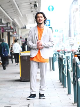 環王さん（メンズ・177cm）の春コーディネート