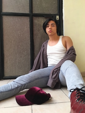 「ZARA KIDSのアイテム」を使った、aaron leon さん（メンズ・176cm）の夏コーディネート