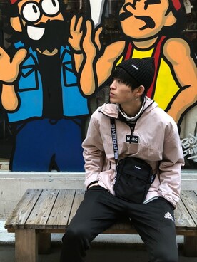 「MRCNOIR」｜まるさん（メンズ・172cm）の春コーディネート