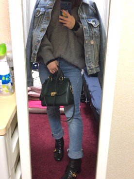 「アイテム（ピアス（両耳用））」を使った、おちびさん（レディース・146cm・20代）の冬コーディネート