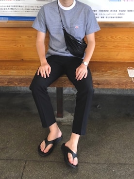 「BEAMS BOY（ビームスボーイ）のアイテム（腕時計）」を使った、ゆうさん（メンズ・174cm）の夏コーディネート