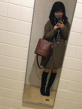 Miaさん（レディース・156cm）の冬コーディネート