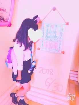 「FOREVER 21（フォーエバー トゥエンティーワン）のアイテム（バックパック/リュック）」を使った、かなとさん（レディース・151cm）の春コーディネート