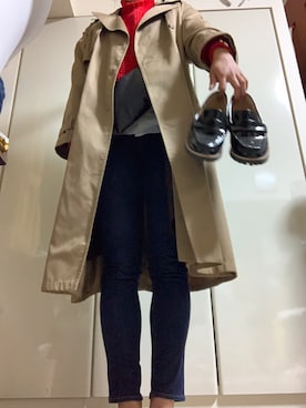 「H&M（エイチ・アンド・エム）のアイテム（腕時計）」を使った、TKさん（レディース・166cm）の秋コーディネート