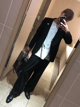 「SHAREEF（シャリーフ）のアイテム（バッグ）」を使った、きよさん（メンズ・171cm）の夏コーディネート