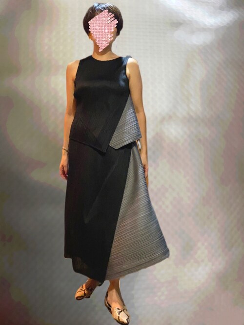 Deko Pleats Pleaseのスカートを使ったコーディネート Wear
