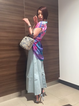 213さん（レディース・167cm）の春コーディネート