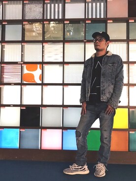 「OVERKILL inc.（オーバーキル）のアイテム」を使った、Izzue Liaoさん（レディース・177cm）の春コーディネート