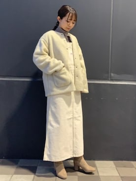 「SMITH'S（スミス）のアイテム」を使った、coen  ますみつさん（レディース・158cm）の冬コーディネート