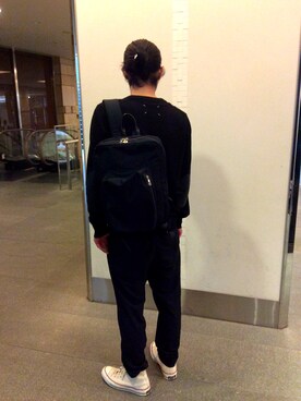 「ITADAKI（イタダキ）のアイテム」を使った、misoさん（メンズ・168cm）の春コーディネート