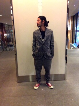 「T-JACKET（ティージャケット）のアイテム」を使った、misoさん（メンズ・168cm）の冬コーディネート