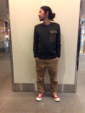 「ennerre（エネーレ）のアイテム」を使った、misoさん（メンズ・168cm）の冬コーディネート