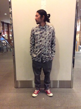 「Bevilacqua（ベヴィラクア）のアイテム」を使った、misoさん（メンズ・168cm）の冬コーディネート