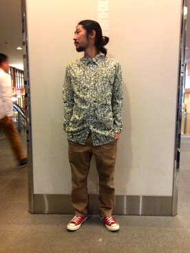 「Bevilacqua（ベヴィラクア）のアイテム」を使った、misoさん（メンズ・168cm）の冬コーディネート