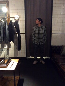 「Giab's（ジャブス）のアイテム」を使った、misoさん（メンズ・168cm）の冬コーディネート