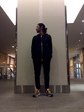 「1piu1uguale3 RELAX（ウノピュウノウグァーレトレリラックス）のアイテム（パーカー）」を使った、misoさん（メンズ・168cm）の秋コーディネート