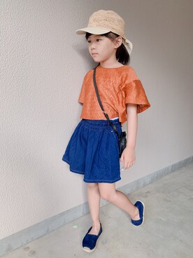 CHIAKIさん（キッズ・120cm）の夏コーディネート
