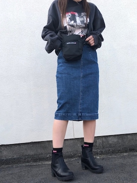 「ing（イング）のアイテム（トップス）」を使った、なぎちゃんさん（レディース・159cm）の冬コーディネート