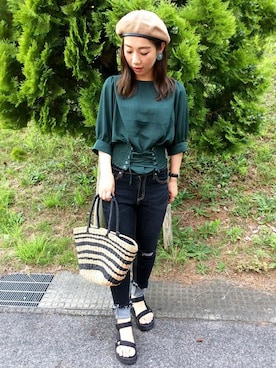 micaさん（レディース・156cm）の夏コーディネート