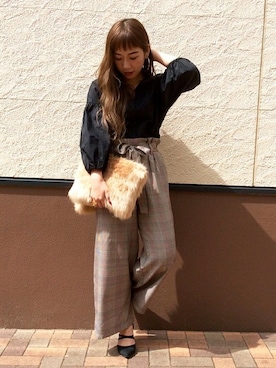 micaさん（レディース・156cm）の秋コーディネート