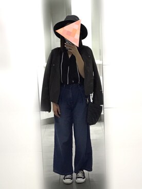 「NOWiSTYLE（ナウアイスタイル）のアイテム」を使った、𝒩𝒶𝒸𝒽𝒾𝓀𝒶さん（レディース・160cm）の秋コーディネート