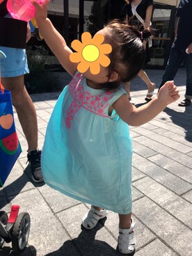 「Carter's（カーターズ）のアイテム（ワンピース/ドレス）」を使った、Maori:)さん（レディース・166cm）の夏コーディネート