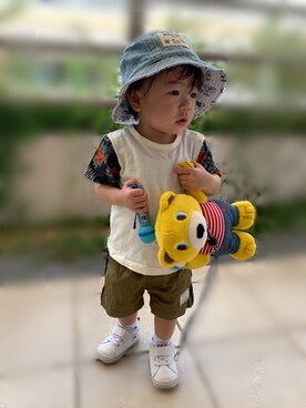 　あんくんさん（キッズ・80cm）の秋コーディネート