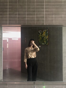 一个治愈さん（レディース・168cm）の春コーディネート