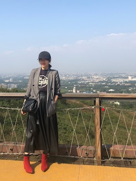 「ALDO（アルド）のアイテム（ブーティ）」を使った、ImmerseYourSoulnLoveさん（レディース・159cm）の春コーディネート