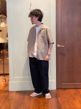 「URBAN RESEARCH（アーバンリサーチ）のアイテム（サンダル）」を使った、snnn15さん（メンズ・176cm）の春コーディネート