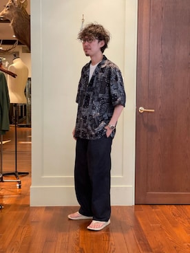 「URBAN RESEARCH（アーバンリサーチ）のアイテム（サンダル）」を使った、snnn15さん（メンズ・176cm）の春コーディネート