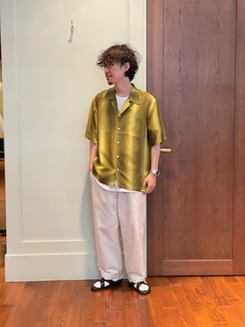 「URBAN RESEARCH（アーバンリサーチ）のアイテム（サンダル）」を使った、snnn15さん（メンズ・176cm）の春コーディネート