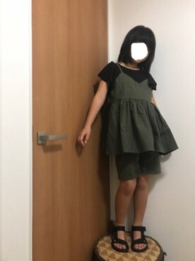 「オリーブ」｜k☺︎7さん（キッズ・130cm）の夏コーディネート